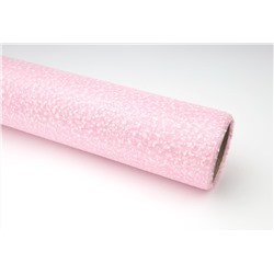 Органза снег+блестки в рулоне (розовый), 48см*5ярдов