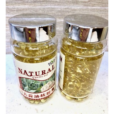 Капсулы с чесночным маслом "NATURAL" Garlic oil 200 кап по 360 мг