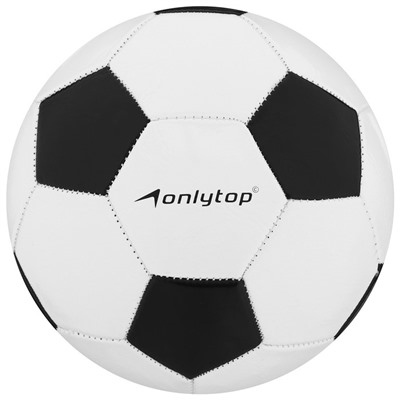 Мяч футбольный ONLYTOP Classic, PVC, машинная сшивка, 32 панели, р. 5