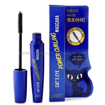 Подкручивающая тушь для ресниц Jigott Cat's Eye Power Curling Mascara (51)