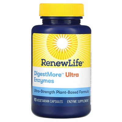 Renew Life DigestMore Ultra Enzymes - 90 вегетарианских капсул - Renew Life