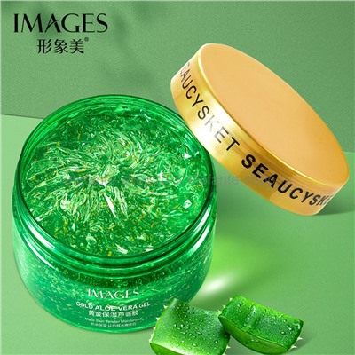 Увлажняющий гель для тела Images Gold Aloe Vera Gel (лечение и восстановление кожи), 120 гр