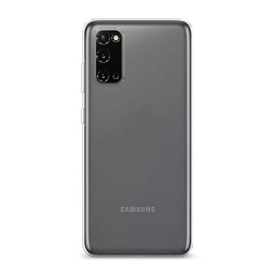 Силиконовый чехол без принта на Samsung Galaxy S20