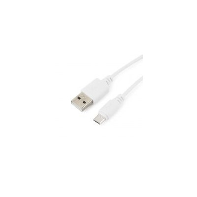 Кабель USB 2.0 Am=>micro B - 1.0 м, белый, Cablexpert (CC-mUSB2-AMBM-1MW)