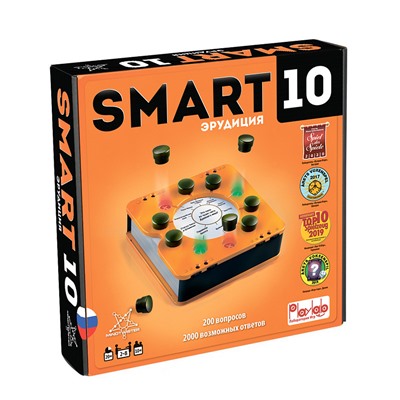 Playlab. Настольная игра "Smart 10 Эрудиция" арт.M6236