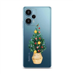 Силиконовый чехол Christmas tree на Poco F5