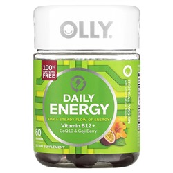 OLLY Daily Energy, без кофеина, тропическая страсть, 60 жевательных конфет