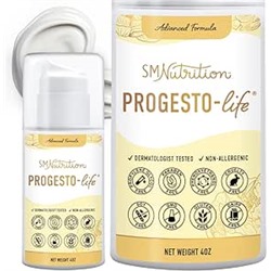 Progesterone Cream for Women Bioidentical 2000mg | From Wild Yam, Dermatologist-Tested | For Menopause & Menstrual Support | Micronized USP, Paraben-Free & Soy-Free Topical ProgestoLife (96 Servings)