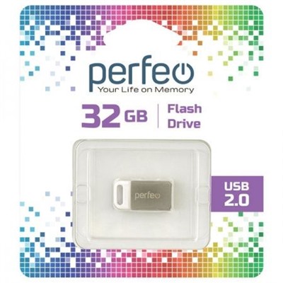 32Gb Perfeo M05 Metal Series USB 2.0 (PF-M05MS032)