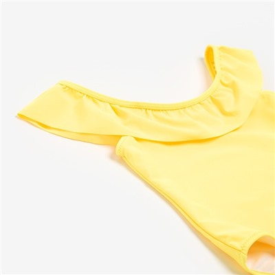 Купальник слитный детский MINAKU цвет жёлтый, рост 110-116