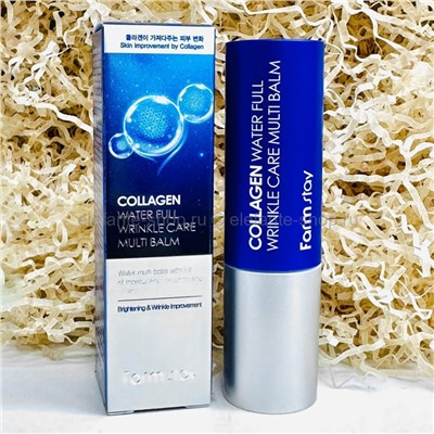 Бальзам-стик FarmStay Collagen Water Full Wrinkle Care Multi Balm 11g (13)