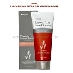 Пенка для умывания 3W Clinic Brown Rice Foam Cleansing 100ml (51)