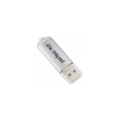 128Gb Perfeo C14 Metal Series Silver USB 3.0 (PF-C14S128ES)