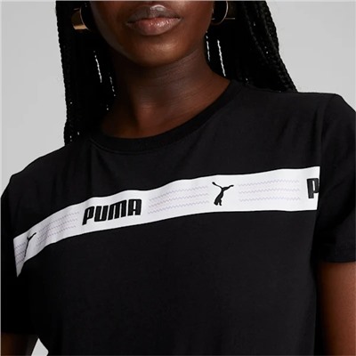 PUMA Line Up Script Women's Tee