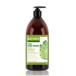 [NATURIA] Гель для душа МЯТА/ЛАЙМ Pure Body Wash (Wild Mint & Lime), 750 мл