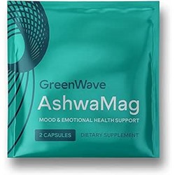 AshwaMag by GreenWave, 5 Clinically Studied Ingredients: Organic & Patented Ashwagandha, 2 Forms of Magnesium, Patented L-Theanine, and Methylated Vitamin B6 for Mood and Emotional Health Support