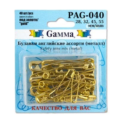 БУЛАВКИ PAG-040 АНГЛИЙСКИЕ АССОРТИ GAMMA