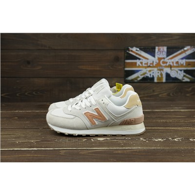 Премиальные New Balance 574 из натуральной замши