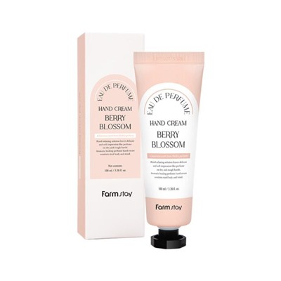 FarmStay Eau De Perfume Hand Cream Berry Blossom Парфюмерный крем для рук