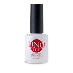 Топ без липкого слоя UNO Lux High Gloss Top Coat 15мл