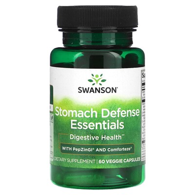 Swanson Основы Защиты Желудка - 60 растительных капсул - Swanson