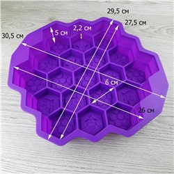 Силиконовая форма для выпечки Медовая