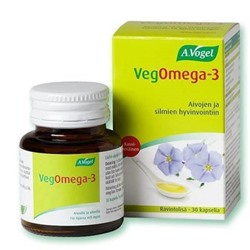 Vegomega -3 вегетерианский 30 капсул