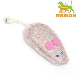 Игрушка для кошек "Мышь" 7,5 см, микс цветов