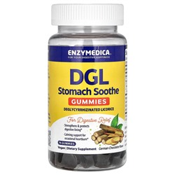 Enzymedica DGL Stomach Soothe Gummies, немецкий шоколад, 74 жевательных конфеты