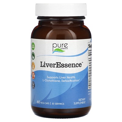 Pure Essence LiverEssence, 60 растительных капсул
