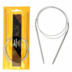 Спицы для вязания круговые Maxwell Gold, металлические на тросике арт.100-35 3,5 мм /100 см
