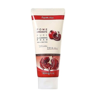 ПЕНКА ДЛЯ УМЫВАНИЯ POMEGRANATE PURE CLEANSING FOAM FARMSTAY 180 ML