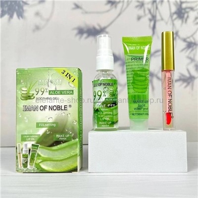 Набор для макияжа Iman of Noble Aloe Vera 3in1