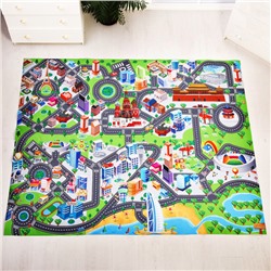 Игровой коврик «Путешествие по миру», 200х160х0,1 см, Крошка Я