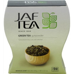 JAF TEA. Зеленый. Gunpowder 100 гр. карт.пачка