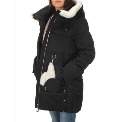 Y23-861 BLACK Куртка зимняя женская (тинсулейт)