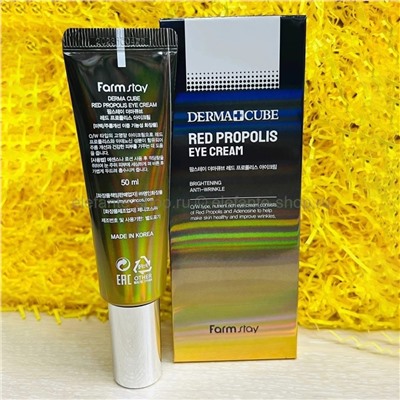 Крем для кожи вокруг глаз FarmStay Derma Cube Red Propolis Eye Cream 50ml (13)