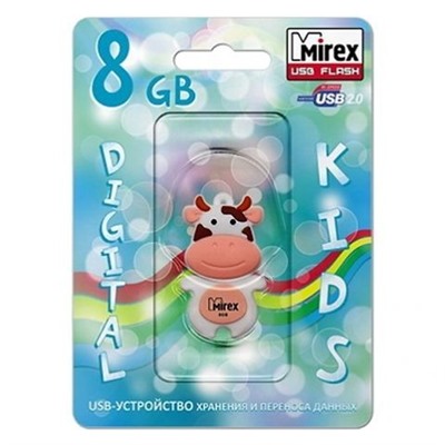 8Gb Mirex Cow Peach (13600-KIDCWP08)