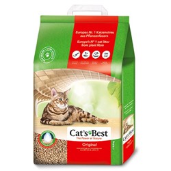 Наполнитель древесный комкующийся Cat's Best Original, 20 л, 8,6 кг