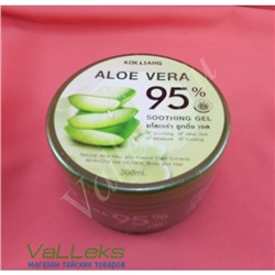 Смягчающий гель алоэ вера для лица, тела и волос с гиалуроновой кислотой Kokliang Aloe Vera 95% Soothing Gel, 300мл 300мл