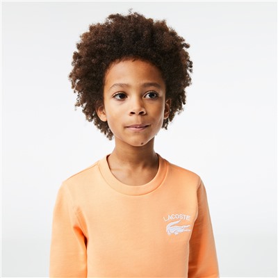 Jungen LACOSTE Sweatshirt mit geripptem Kragen