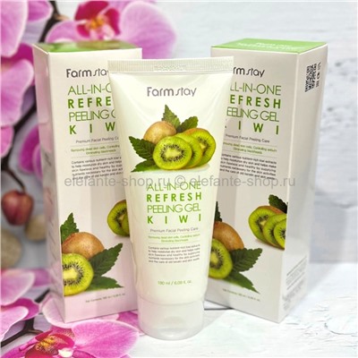 Пилинг-гель FarmStay All-In-One Refresh Kiwi Peeling Gel 180ml (78)