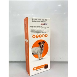 BRAVECTO для собак 4,5-10 кг. 250 мг.