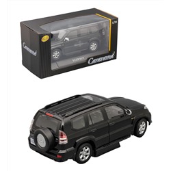 Cararama. Модель 1:24 "Toyota Land Cruiser Prado SUV" металл. черная арт.30192