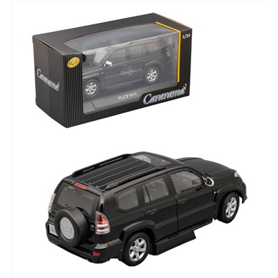 Cararama. Модель 1:24 "Toyota Land Cruiser Prado SUV" металл. черная арт.30192