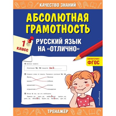 Абсолютная грамотность. Русский язык на «отлично». 1 класс