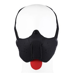 Маска игровая Dog Mask black, черная