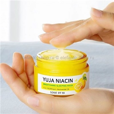 Осветляющая ночная маска Some By Mi Yuja Niacin Brightening Sleeping Mask, 60 мл (51)