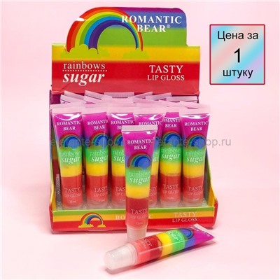 Блеск для губ Romantic Bear Rainbow Sugar Tasty Lip Gloss