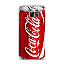 Силиконовый чехол Кока Кола на Samsung Galaxy S7